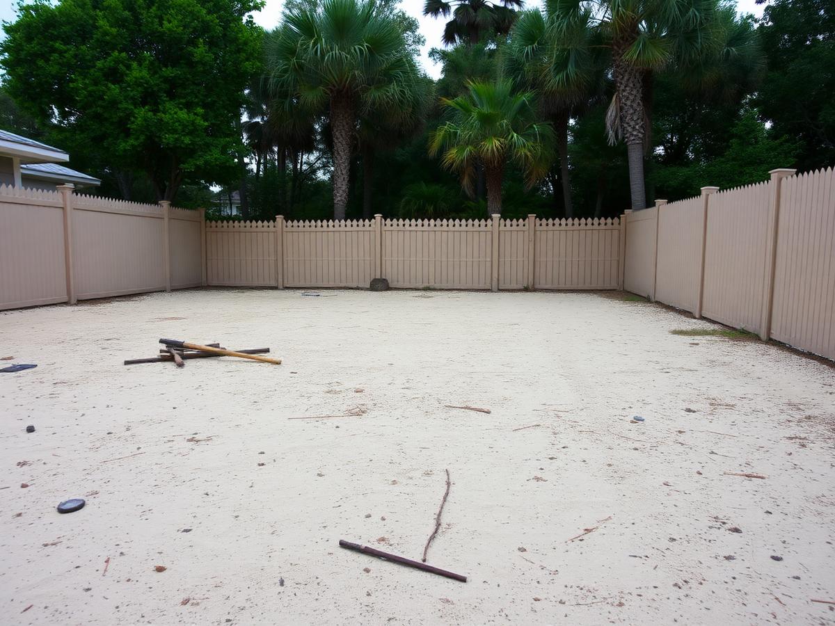 Before — Kendall Backyard Build